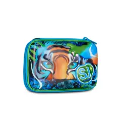 Sj Gang Air Tiger Astuccio Scuola Speed Pad+3d - astucci colori