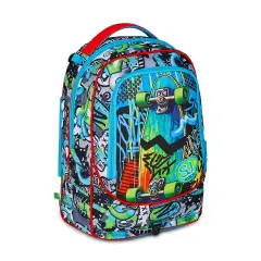 Trolley Scuola SJ Gang Sharky Skate 3WD+ Zaino 3 in 1 - zaini trolley