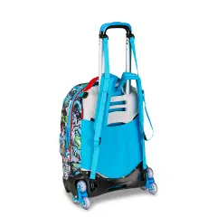 Trolley Scuola SJ Gang Sharky Skate 3WD+ Zaino 3 in 1 - zaini trolley