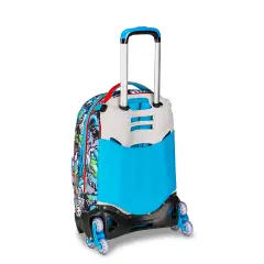 Trolley Scuola SJ Gang Sharky Skate 3WD+ Zaino 3 in 1 - zaini trolley