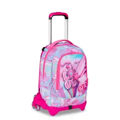 Sj Gang Plushy Rabbit Zaino Scuola Trolley Jack-3wd+ - zaini trolley