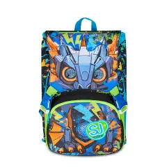 Sj Gang Led Look Doubled School Backpack Big - School Backpacks