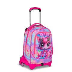 Sj Gang Cat Led Zaino Scuola Trolley Jack-3wd+ - zaini trolley