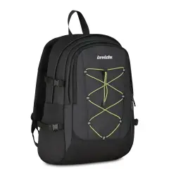 Linea Coated Zaino Scuola Invict-act Plus Grs Jet Black - zaini scuola