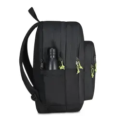 Linea Coated School Backpack Jelek Grs Jet Black - school backpacks