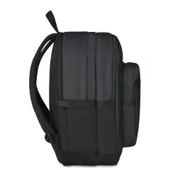 Linea Coated School Backpack Jelek Grs Jet Black - school backpacks