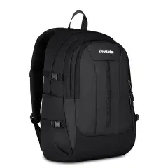 Linea Led School Backpack Invict-act Plus Grs Jet Black - school backpacks