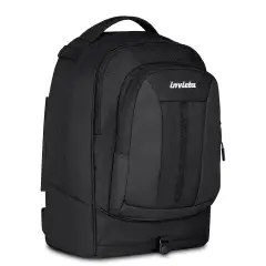 Linea Led Trolley Backpack School Plug Grs Jet Black - trolley backpacks