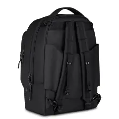 Linea Led Trolley Backpack School Plug Grs Jet Black - trolley backpacks