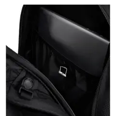 Linea Led Trolley Backpack School Plug Grs Jet Black - trolley backpacks