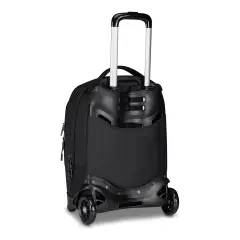 Linea Led Trolley Backpack School Plug Grs Jet Black - trolley backpacks