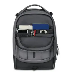 Linea Led Trolley Backpack School Plug Grs Grey Shade - trolley backpacks