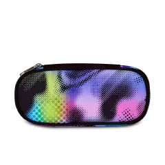 Write Down Bustina Portapenne Scuola Round Plus Fluo Fuxia - bauletti tombolini bustine