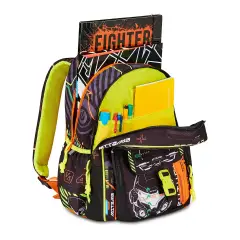 Mitama Backpack Fluo Battle New Plus School 30L Elementary - school backpacks