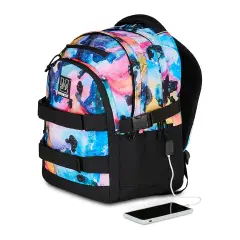 Mitama Zaino Scuola WATER COLOR #BDBF Triplo Scomparto 30L - zaini scuola