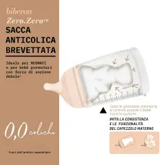 Zero Zero Baby Bottle with Anti-Colic Silicone Teat Adaptable Flow 180 ml Deep - baby bottles and accessories