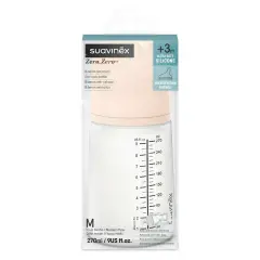 Zero Zero Baby Bottle with Anti-Colic Silicone Teat Medium Flow 270 ml Fair - baby bottles and accessories