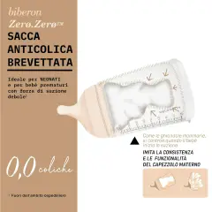 Zero Zero Baby Bottle with Anti-Colic Silicone Teat Medium Flow 270 ml Fair - baby bottles and accessories