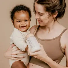 Zero Zero Baby Bottle with Anti-Colic Silicone Teat Medium Flow 270 ml Light - baby bottles and accessories