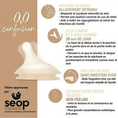 Tettarella Zero Zero Silicone Anticolica Flusso Denso (L) 2pz Deep - biberon e accessori