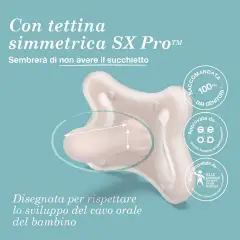 Succhietto Zero Zero Mini In Silicone Per Neonati Prematuri -2m/2m Light - ciucci