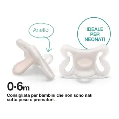 Zero Zero Soother In Silicone 0/6M Fair - pacifiers