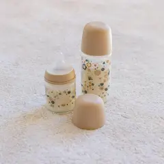 Biberon Wonder In Silicone PA Anticolica 150ml Flusso Lento S Liberty Rosa - biberon e accessori