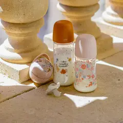 Biberon Wonder Anticolica 270ml Flusso Medio M Liberty Rosa - biberon e accessori