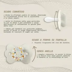 Wonder Butterfly Succhietto In Silicone 0/6m Liberty Rosa - ciucci