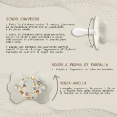 Wonder Butterfly Soother In Silicone 6/18m Liberty Pink - pacifiers