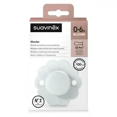 Wonder Silicone Pacifier 0/6m Light Blue - Illusion Blue - pacifiers