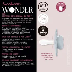 Wonder Succhietto In Silicone 6/18m Caffelatte - Raw Umber - ciucci