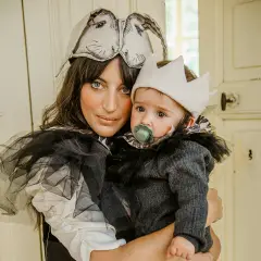 Wonder Clip Ciuccio Con Catenella Champagne - Whitecap Grey - ciucci