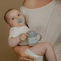 Nightday Set 2 Succhietti con Tettarella In Silicone 0/6m Coniglio Rosa - ciucci