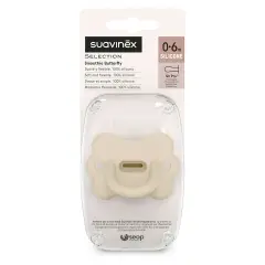 Colour Essence Succhietto In Silicone Butterfly 0/6m Beige - ciucci