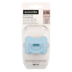 Colour Essence Succhietto In Silicone Butterfly 6/18m Blue - ciucci
