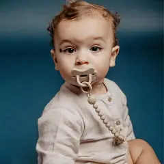 Colour Essence Succhietto In Silicone Butterfly 6/18m Beige - ciucci