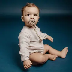 Colour Essence Succhietto In Silicone Butterfly 6/18m Beige - ciucci