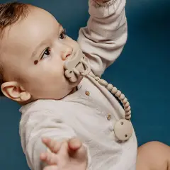 Colour Essence Succhietto In Silicone Butterfly 6/18m Beige - ciucci