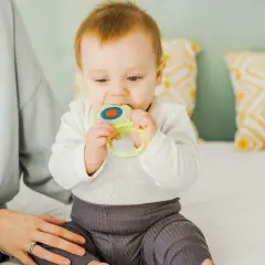 Anello Dentizione In Silicone Step 2 +4m Arcobaleno - ciucci