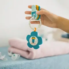 Anello Dentizione Musicale +0m Azzurro - massaggia gengive