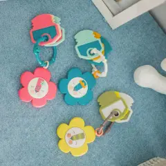 Anello Dentizione Musicale +0m Azzurro - massaggia gengive