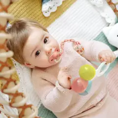 Sonaglio Multicolore Da Afferrare Colori Pastello - massaggia gengive