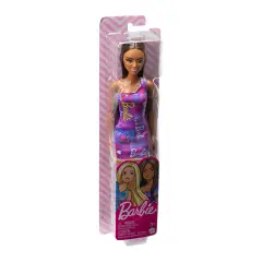 Barbie HGM57 con Vestito Viola e Sandali  Lilla - collezionabili bambina