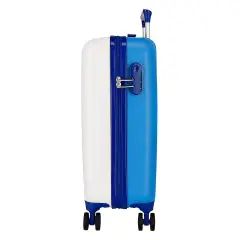 Happy Stitch Trolley Abs 50 Cm 4 Ruote Bianco - regalo e gadget valigeria