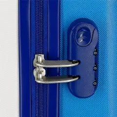 Happy Stitch Trolley Abs 50 Cm 4 Ruote Bianco - regalo e gadget valigeria