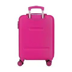 We Love Stitch Trolley Abs 55 Cm 4 Ruote Fuchsia - regalo e gadget valigeria