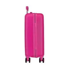 We Love Stitch Trolley Abs 55 Cm 4 Ruote Fuchsia - regalo e gadget valigeria