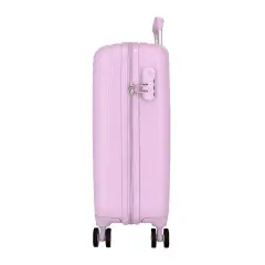 Lovely Stitch Trolley Abs 55 Cm 4 Ruote Lilla - regalo e gadget valigeria