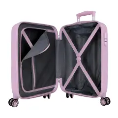 Lovely Stitch Trolley Abs 55 Cm 4 Ruote Lilla - regalo e gadget valigeria